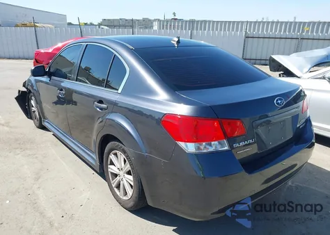 2011 Subaru Legacy 2.5I Premium из США, поврежденный, VIN 4S3BMBH67B3255747